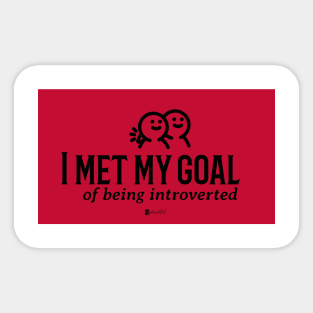 Goal of Introversion Sticker